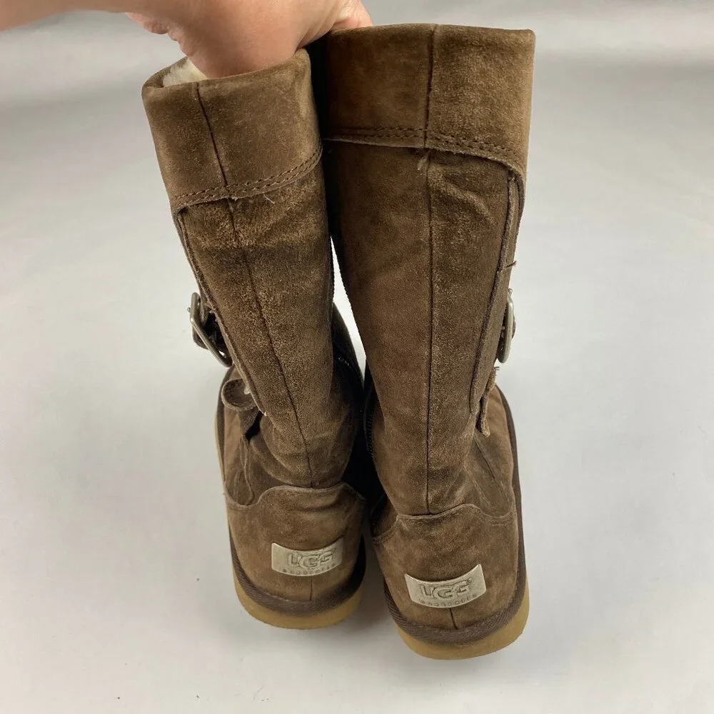 Ugg Cargo III Suede Boots Brown Women's Size 6